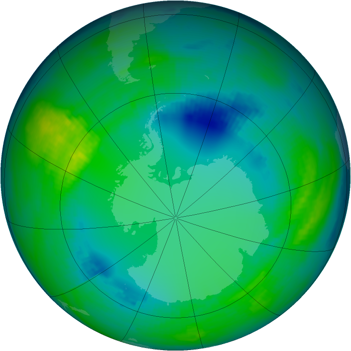 Ozone Map 2002-07-30